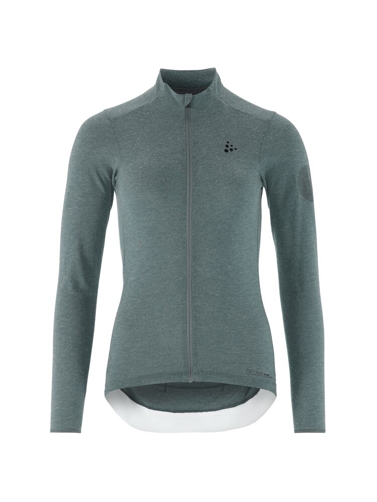 Naiste pikkade varrukatega spordisärk Core Bike Essence Wool