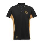 Cotton polo contrast sides/arms 190g