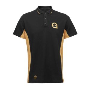 Cotton polo contrast sides/arms 190g