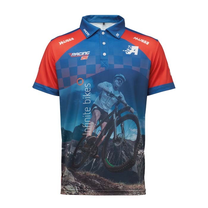 Sublimated polyester polo 180g
