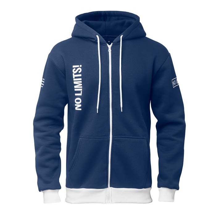 Zipped hoodie 320g Polycotton