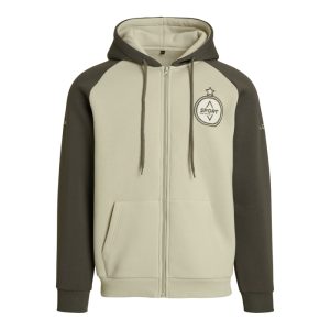 Zipped Raglan hoodie 320g Polycotton (40+ colours)