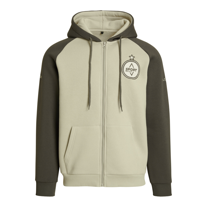Zipped Raglan hoodie 320g Polycotton (40+ colours)