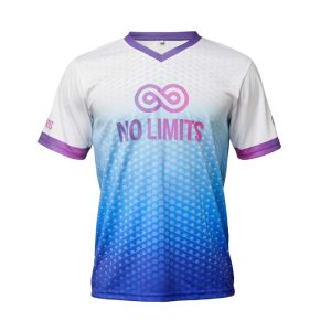 Mesh polyester V-neck 135g