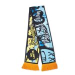 Full colour double layer scarf made of polyester mesh fabric