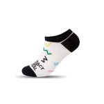 Your design bamboo jacquard no-show socks.