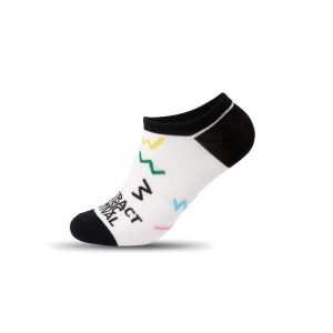 Your design bamboo jacquard no-show socks.