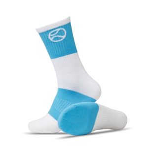 Trendy cotton 360° arch support tennis socks in your design.