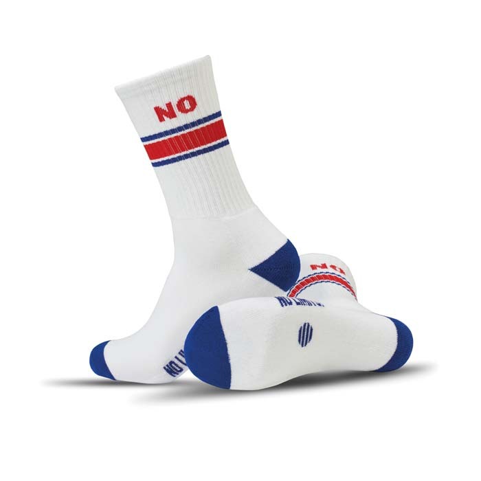 Best priced cotton tennis socks for larger orders in your design.