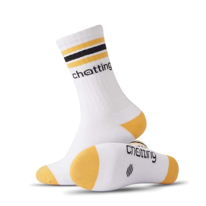Made in EU - your design cotton tennis socks.