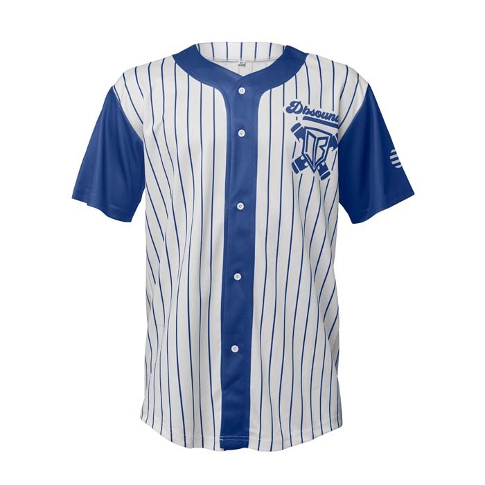 Sublimated baseball jersey 180gsm