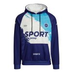 Sublimated pocket raglan hoodie 280g