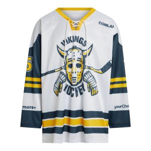 Ice hockey jersey with lace-up collar 220gsm