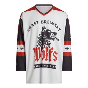 Ice hockey jersey with V-neck 220gsm
