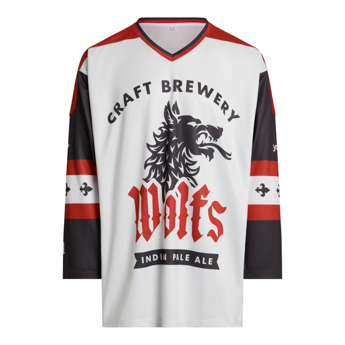 Ice hockey jersey with V-neck 220gsm