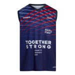 Field hockey mesh V neck tank top 145gsm