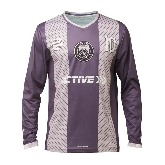 V-Neck long sleeve jersey