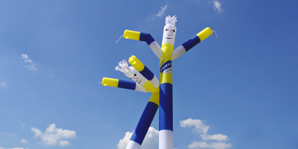 Skydancer liikuv reklaam